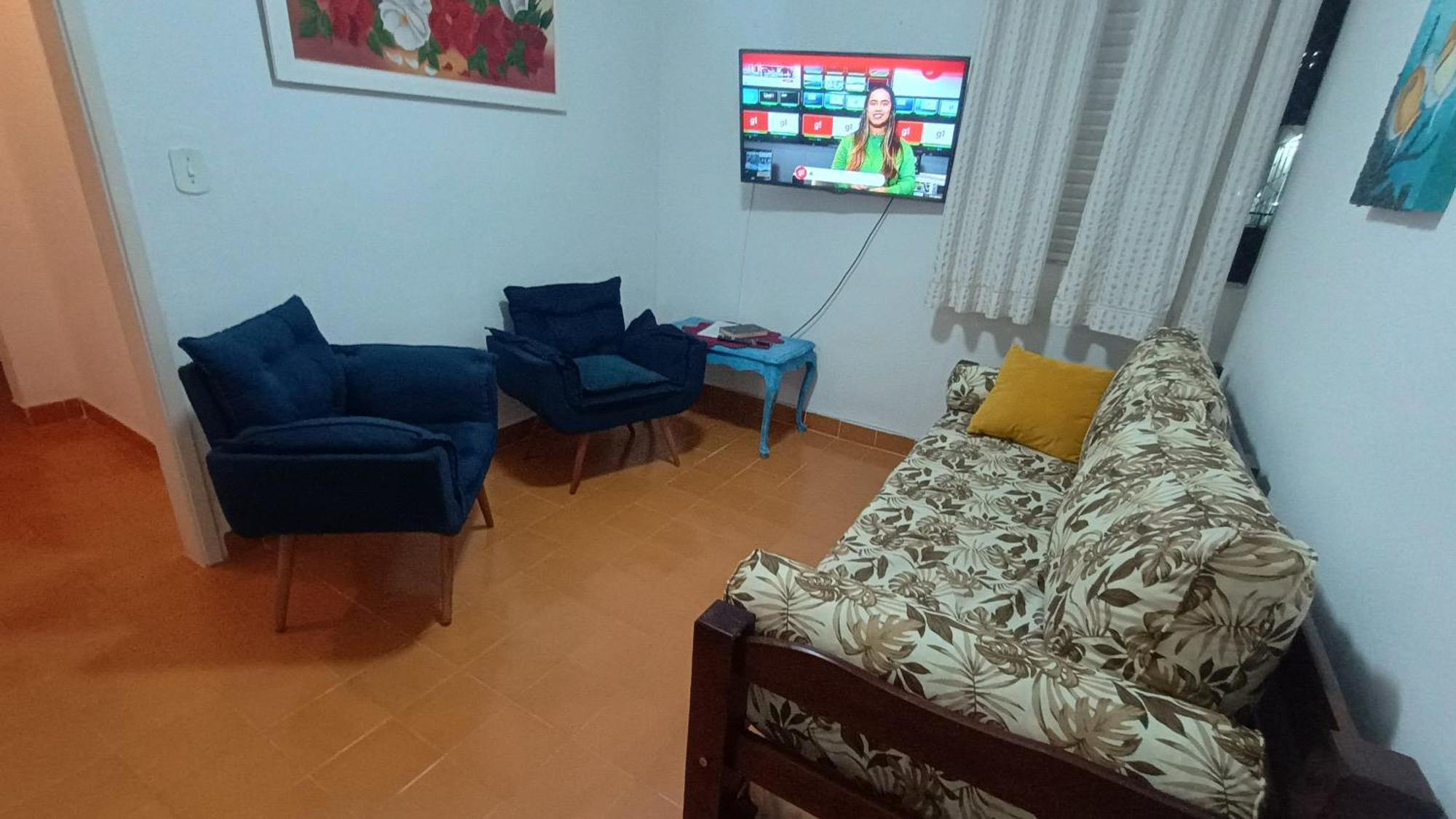 Apartamento Pe Na Areia Vila Caicara Прая-Гранди Экстерьер фото